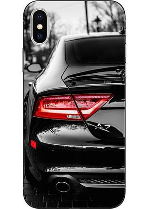Чехол силиконовый для iphone xs с картинкой машина