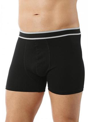 Черные мужские трусы боксеры 2xl