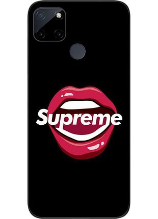 Оригинальный чехол для realme c21y / c25y с картинкой губы