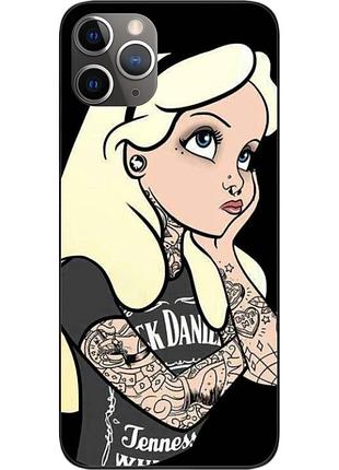 Силиконовый чехол бампер для iphone 11 pro с картинкой золушка