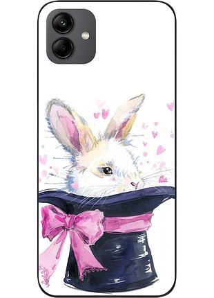 Чехол силиконовый для samsung a04 galaxy a045f с картинкой кролик