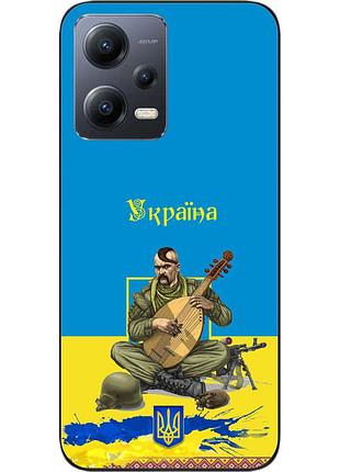 Оригинальный чехол для xiaomi redmi note 12 5g с картинкой козак