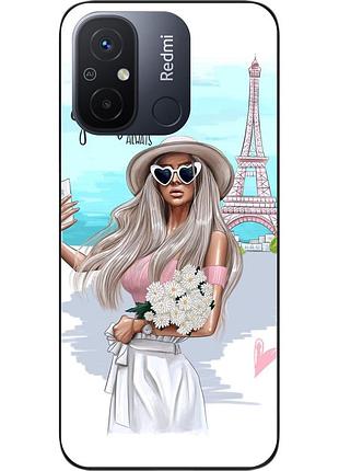 Оригинальный чехол для xiaomi redmi 12c с картинкой селфи