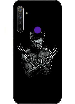 Силіконовий чохол для realme 5i з картинкою росомаха