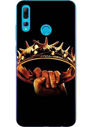 Силиконовый чехол с рисунком для huawei p smart plus 2019 корона
