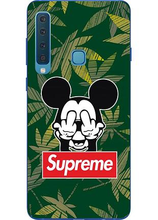 Силіконовий чохол для samsung galaxy a9 2018 з картинкою міккі маус supreme