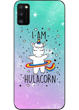 Силіконовий чохол для samsung a41 galaxy a415f з картинкою єдиноріг