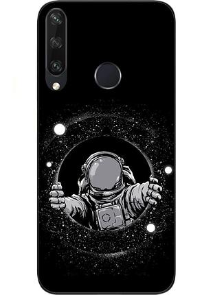 Силиконовый чехол с картинкой для huawei y6p обзор космонавта