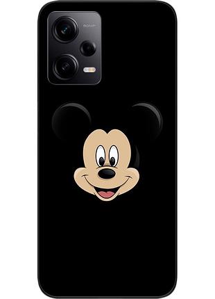 Силиконовый чехол для xiaomi redmi note 12 pro 5g с картинкой микки