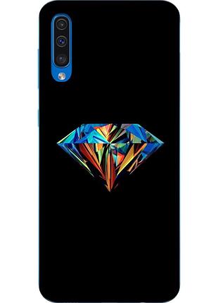Силіконовий чохол з малюнком для samsung galaxy a50 2019 a505f діамант