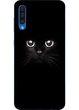 Бампер силіконовий чохол для samsung galaxy a50 2019 a505f з картинкою мордочка