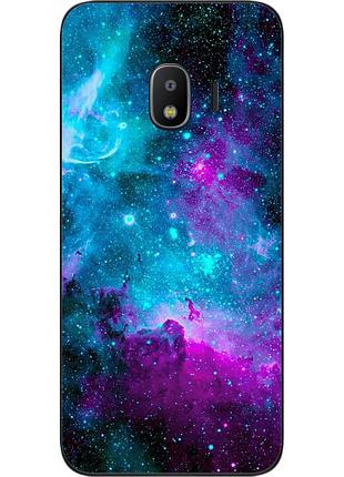 Чохол силіконовий для samsung j2 2018 galaxy j250 з картинкою космос