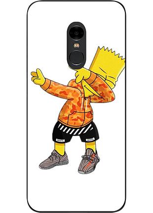 Силіконовий чохол для xiaomi redmi note 4x з картинкою барт сімпсон
