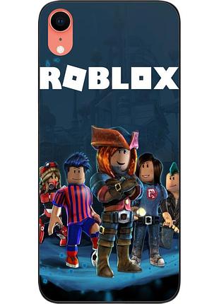 Бампер силіконовий чохол для iphone xr з картинкою roblox