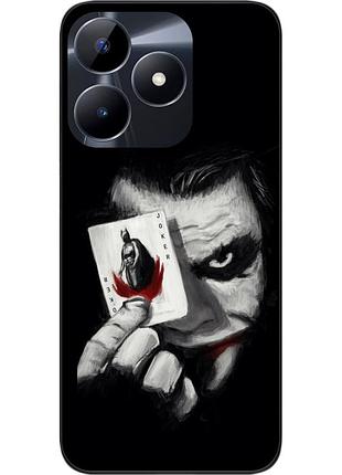 Силиконовый чехол epik для realme c51 с картинкой джокер с картой
