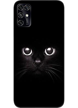 Чехол силиконовый для zte blade v2020 smart с картинкой мордочка