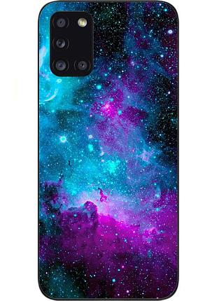 Силиконовый чехол для samsung a31 galaxy a315f с картинкой космос