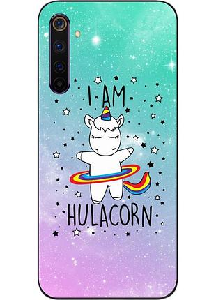 Силіконовий чохол для realme 6 pro з картинкою єдиноріг