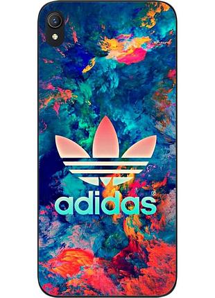 Силиконовый чехол для vivo y1s с картинкой adidas