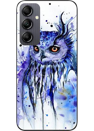 Силіконовий чохол для samsung galaxy a14 з картинкою сова акварель