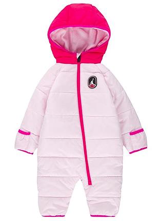 Дитячий зимовий комбінезон jordan pink foam для дівчинки, рожевий розовий, 6 місяців міс, 62 68 см. зима, теплий, брендовий, оригінал, новий з біркою
