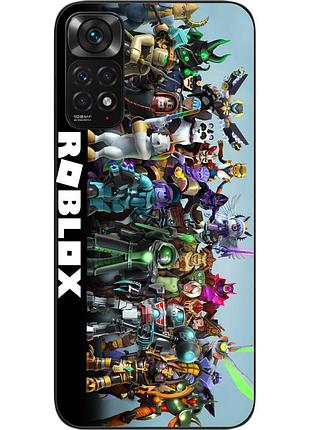 Силиконовый чехол для xiaomi redmi note 11 / note 11s с картинкой роблокс герои