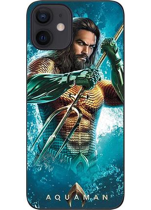 Силіконовий чохол epik для iphone 12 mini з картинкою аквамен
