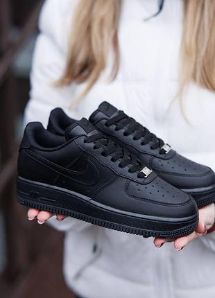 Кроссовки nike air force 1 low ‘07 black edition nd