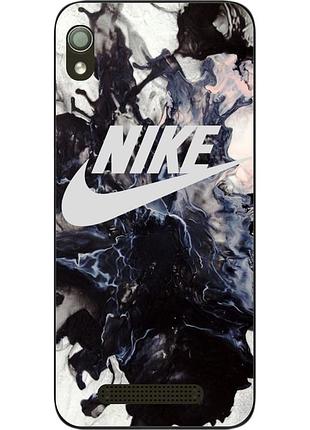 Силиконовый чехол для zte blade x3 / a452 с картинкой nike