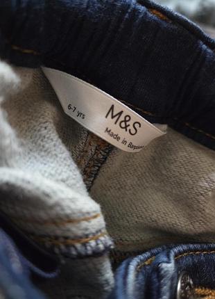 Джинсы утепленные m&amp;s 6 лет 3