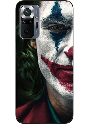 Силиконовый чехол для xiaomi redmi note 10 pro с картинкой джокер