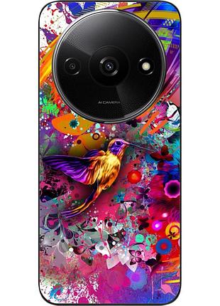 Силиконовый чехол бампер epik для xiaomi redmi a3 с картинкой креатив
