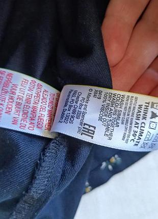 Блузка на девочку в цветочный принт m&s 8-9 лет 10