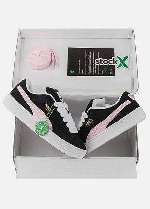 Puma suede xl black pink 5