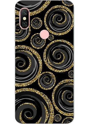 Оригинальный tpu чехол с картинкой для xiaomi redmi note 6 pro красивые круги