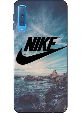 Силіконовий чохол для samsung a750f galaxy a7 2018 з картинкою nike