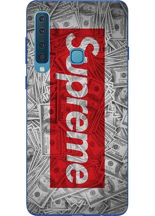 Силиконовый чехол для samsung galaxy a9 2018 с картинкой supreme