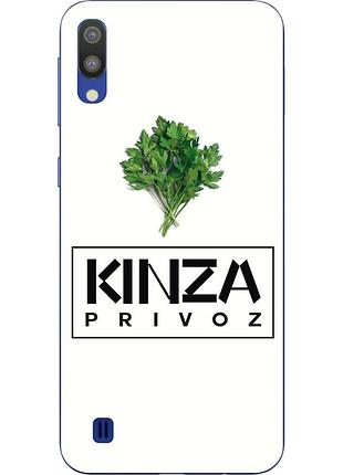 Антибрендовый силіконовий чохол для samsung galaxy m10 / a10 з картинкою kinza privoz