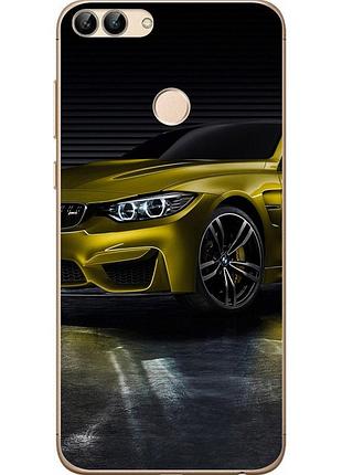 Силіконовий чохол з малюнком для huawei p smart bmw
