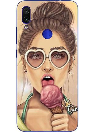 Чохол бампер для xiaomi redmi note 7 з принтом swag