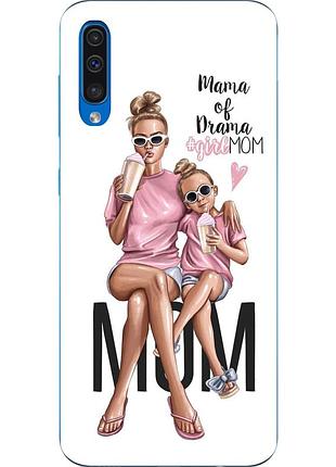 Силіконовий чохол з малюнком для samsung galaxy a50 2019 a505f мама