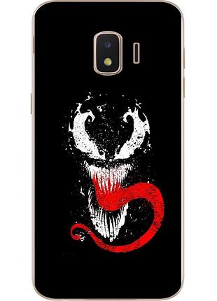 Чехол силиконовый для samsung j2 core j260 galaxy 2018 с картинкой веном