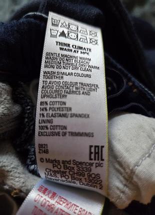 Джинсы утепленные m&amp;s 6 лет 6