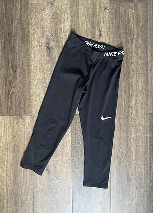 Легінси nike pro capri чорного кольору 3