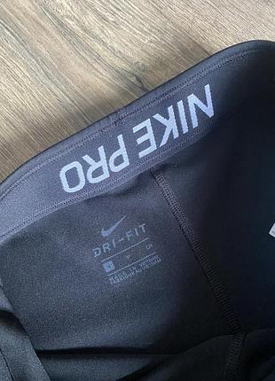 Легінси nike pro capri чорного кольору 6