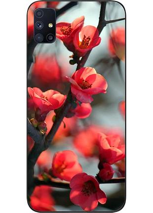 Чохол силіконовий для samsung m51 galaxy m515f з картинкою сакура