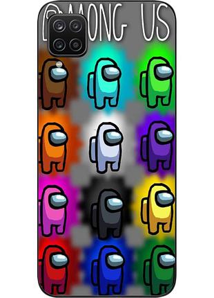 Силіконовий чохол з картинкою для samsung a12 galaxy a125f among us яскравий серед нас