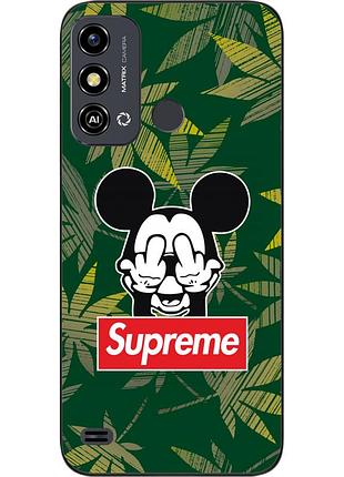 Оригинальный чехол для zte blade a53 с картинкой микки supreme