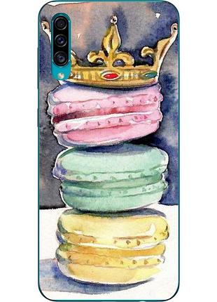 Бампер силиконовый чехол для samsung a30s galaxy a307f с картинкой пирожное