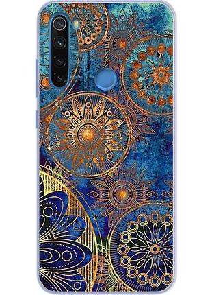 Силіконовий чохол бампер для xiaomi redmi note 8 з картинкою кола вінтаж